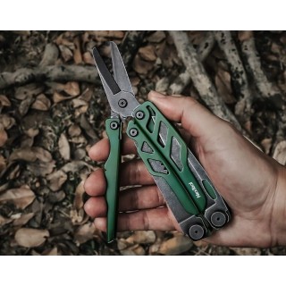 Outil multifonction NexTool Flagship Pro Poignées en Acier Inoxydable Vert 15 Outils Etui Nylon NTL20278 - Livraison Gratuite