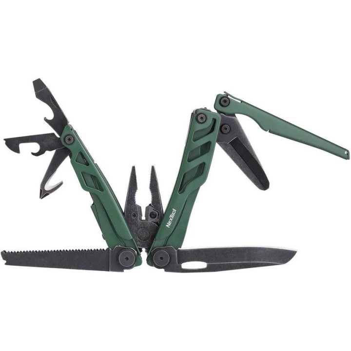 Outil multifonction NexTool Flagship Pro Poignées en Acier Inoxydable Vert 15 Outils Etui Nylon NTL20278 - Livraison Gratuite