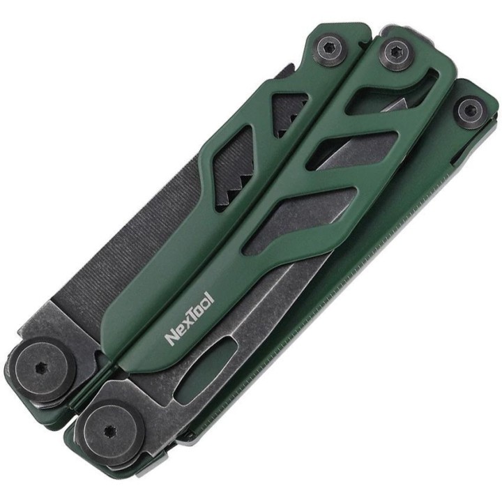 Outil multifonction NexTool Flagship Pro Poignées en Acier Inoxydable Vert 15 Outils Etui Nylon NTL20278 - Livraison Gratuite