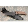 Couteau Bushcraft Ka-Bar Turok Lame Acier Carbone 1095 Manche FRN Made In USA KA7503 - Livraison Gratuite