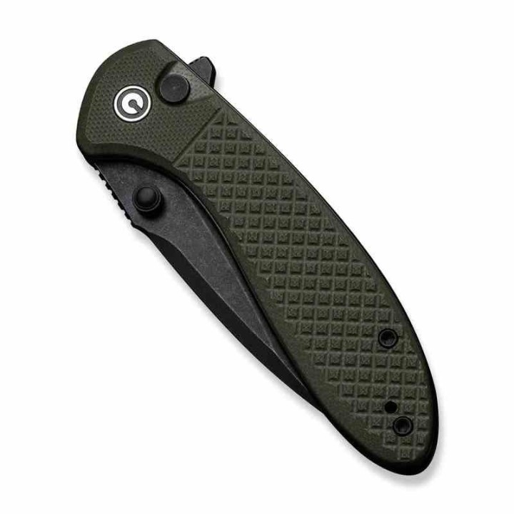 Couteau Civivi Faeger Lame Acier 14C28N Blk Manche G10 Green Button Lock IKBS CIVC240312 - Livraison Gratuite