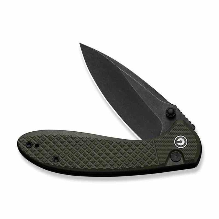 Couteau Civivi Faeger Lame Acier 14C28N Blk Manche G10 Green Button Lock IKBS CIVC240312 - Livraison Gratuite