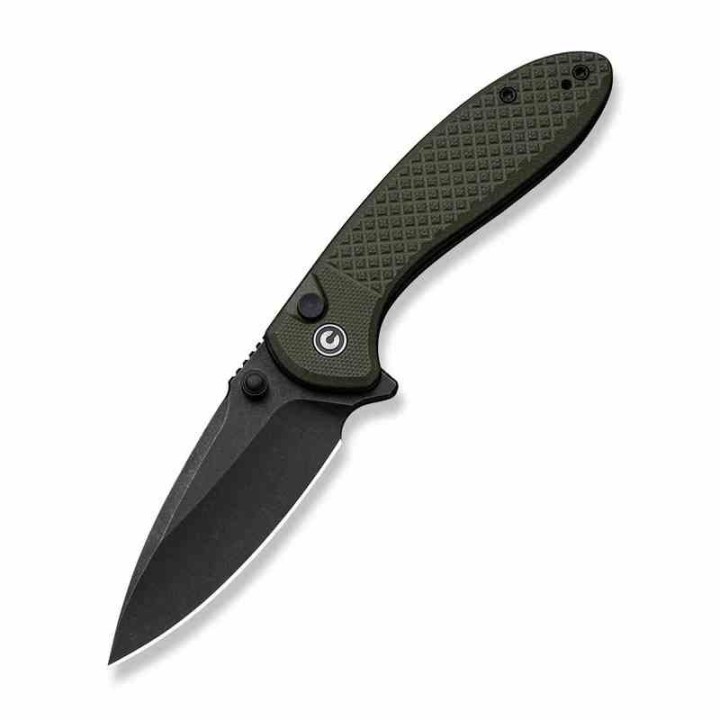 Couteau Civivi Faeger Lame Acier 14C28N Blk Manche G10 Green Button Lock IKBS CIVC240312 - Livraison Gratuite
