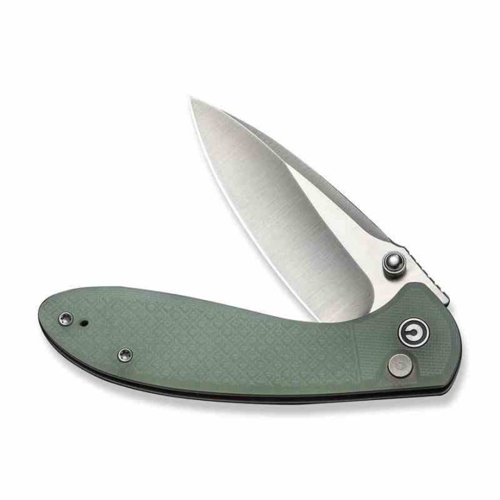 Couteau Civivi Faeger Lame Acier 14C28N Manche G10 Jade Button Lock IKBS CIVC240313 - Livraison Gratuite