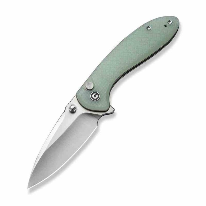 Couteau Civivi Faeger Lame Acier 14C28N Manche G10 Jade Button Lock IKBS CIVC240313 - Livraison Gratuite