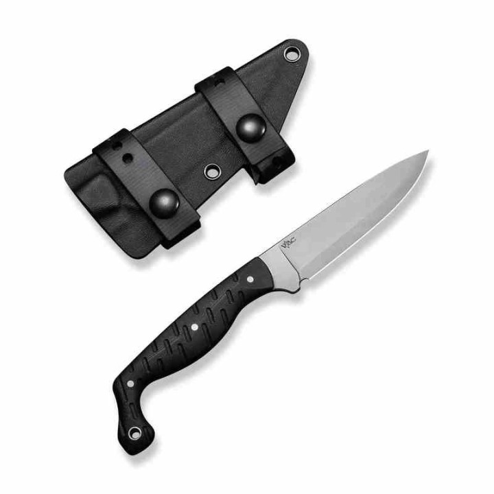 Couteau Civivi MDRN Hunter Black Lame Acier Nitro-V Manche G-10 Etui Kydex CIVC230781 - Livraison Gratuite