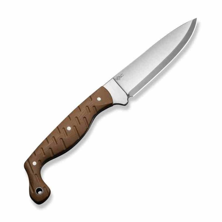 Couteau Civivi MDRN Hunter Brown Lame Acier Nitro-V Manche G-10 Etui Kydex CIVC230782 - Livraison Gratuite