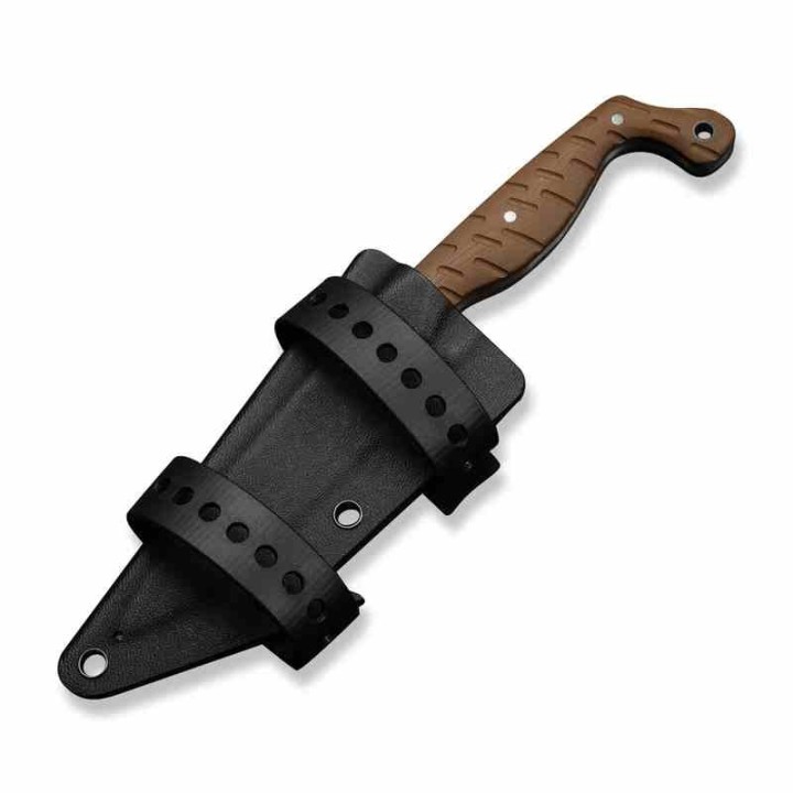 Couteau Civivi MDRN Hunter Brown Lame Acier Nitro-V Manche G-10 Etui Kydex CIVC230782 - Livraison Gratuite