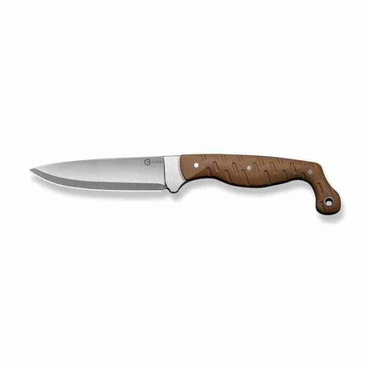 Couteau Civivi MDRN Hunter Brown Lame Acier Nitro-V Manche G-10 Etui Kydex CIVC230782 - Livraison Gratuite