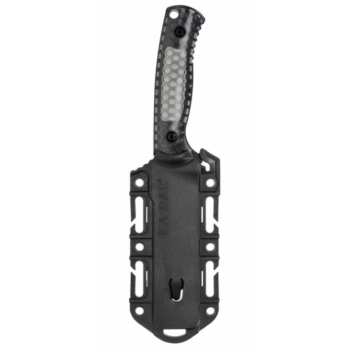 Couteau KA-BAR Les George Cool Name Lame Acier 1095 Cro-Van Manche Polycarbonate Etui Celcon USA KA7700 - Livraison Gratuite