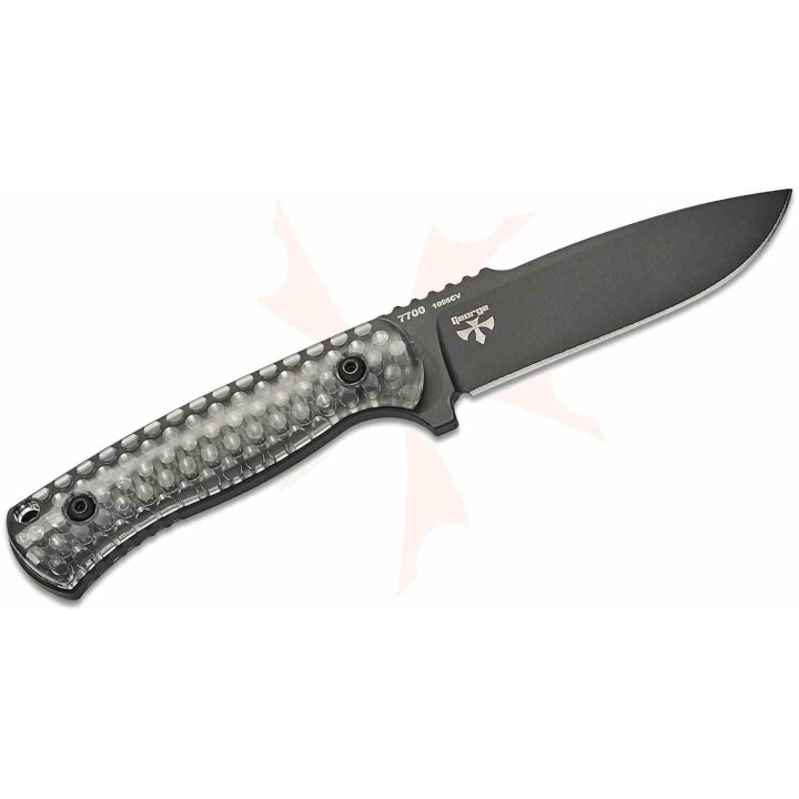 Couteau KA-BAR Les George Cool Name Lame Acier 1095 Cro-Van Manche Polycarbonate Etui Celcon USA KA7700 - Livraison Gratuite