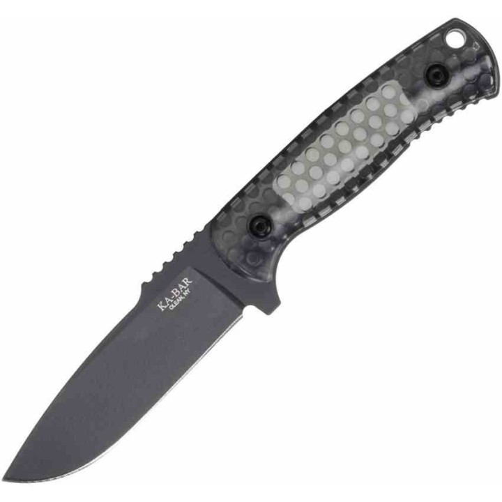 Couteau KA-BAR Les George Cool Name Lame Acier 1095 Cro-Van Manche Polycarbonate Etui Celcon USA KA7700 - Livraison Gratuite