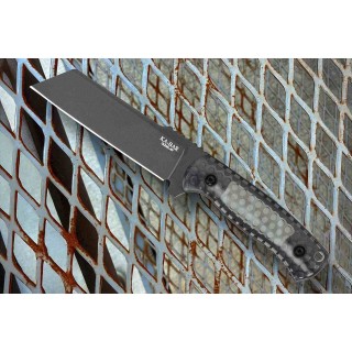 Couteau KA-BAR Les George Cool Name Lame Acier 1095 Sheepsfoot Manche Polycarbonate Etui Celcon USA KA7701 - Livraison Gratuite