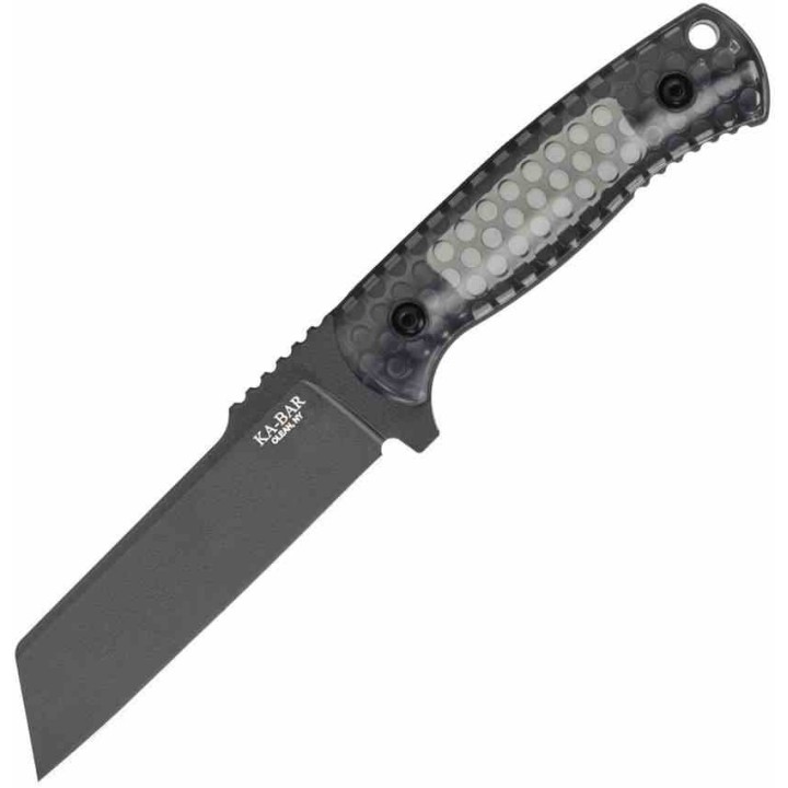 Couteau KA-BAR Les George Cool Name Lame Acier 1095 Sheepsfoot Manche Polycarbonate Etui Celcon USA KA7701 - Livraison Gratuite