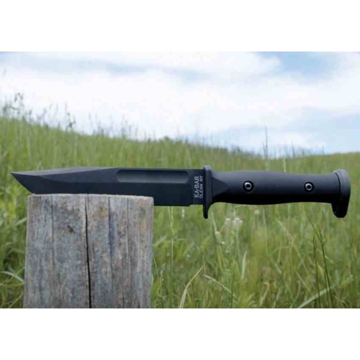 Couteau KA-BAR Slabby Lame Acier 1095 Manche GFN Etui Celcon Made USA KA1310 - Livraison Gratuite