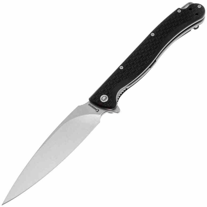 Couteau Daggerr Pero Lame Dague Acier 8Cr14MoV Manche FRN Noir Linerlock Clip DGRPRFBKSW - Livraison Gratuite