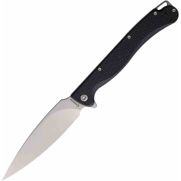 Couteau Daggerr Pero Lame Dague Acier 8Cr14MoV Manche FRN Noir Linerlock Clip DGRPRFBKSW - Livraison Gratuite