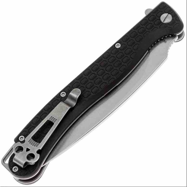 Couteau Daggerr Pero Lame Dague Acier 8Cr14MoV Manche FRN Noir Linerlock Clip DGRPRFBKSW - Livraison Gratuite