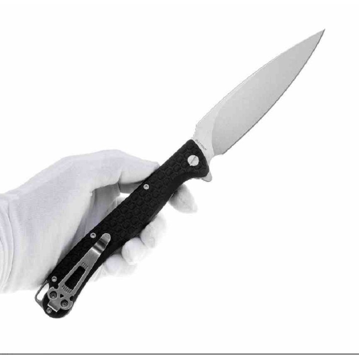 Couteau Daggerr Pero Lame Dague Acier 8Cr14MoV Manche FRN Noir Linerlock Clip DGRPRFBKSW - Livraison Gratuite