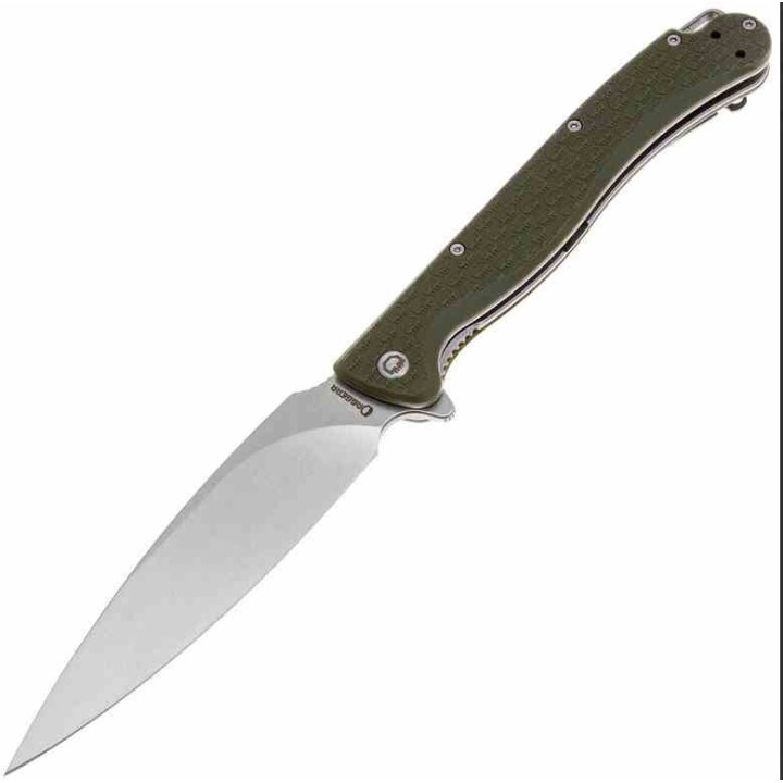 Couteau Daggerr Pero Lame Dague Acier 8Cr14MoV Manche FRN Od Green Linerlock Clip DGRPRFOLSW - Livraison Gratuite