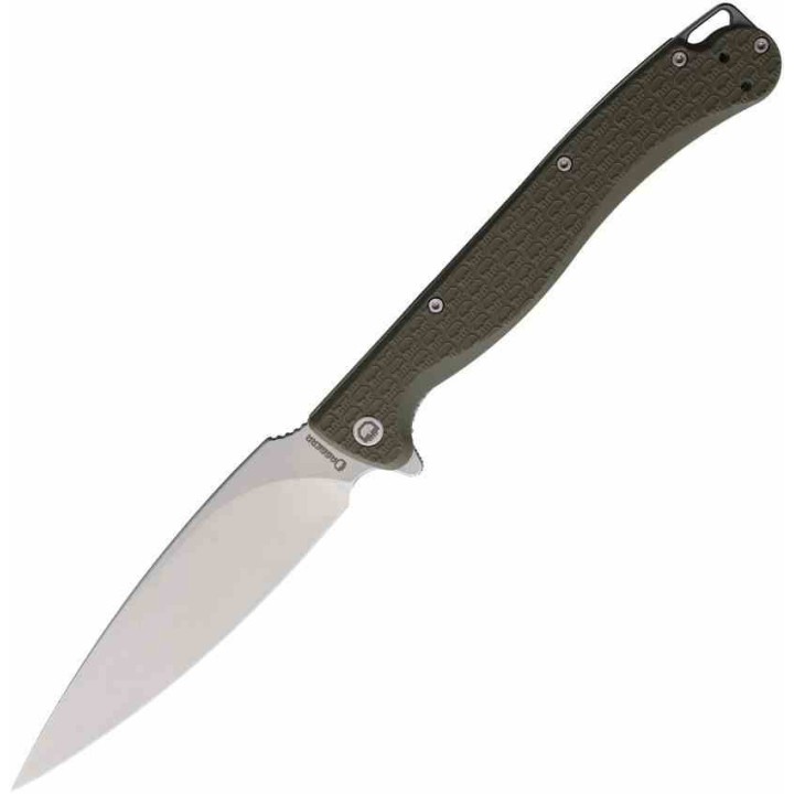 Couteau Daggerr Pero Lame Dague Acier 8Cr14MoV Manche FRN Od Green Linerlock Clip DGRPRFOLSW - Livraison Gratuite