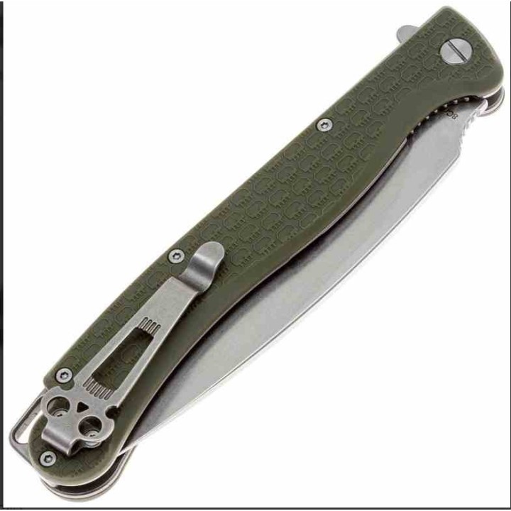 Couteau Daggerr Pero Lame Dague Acier 8Cr14MoV Manche FRN Od Green Linerlock Clip DGRPRFOLSW - Livraison Gratuite