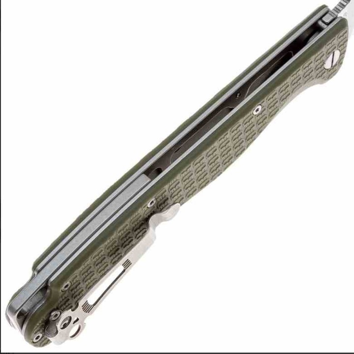 Couteau Daggerr Pero Lame Dague Acier 8Cr14MoV Manche FRN Od Green Linerlock Clip DGRPRFOLSW - Livraison Gratuite