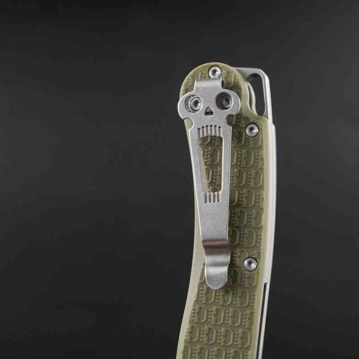 Couteau Daggerr Pero Lame Dague Acier 8Cr14MoV Manche FRN Od Green Linerlock Clip DGRPRFOLSW - Livraison Gratuite