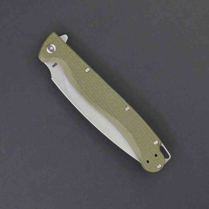 Couteau Daggerr Pero Lame Dague Acier 8Cr14MoV Manche FRN Od Green Linerlock Clip DGRPRFOLSW - Livraison Gratuite