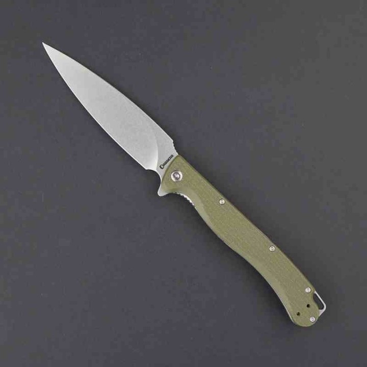 Couteau Daggerr Pero Lame Dague Acier 8Cr14MoV Manche FRN Od Green Linerlock Clip DGRPRFOLSW - Livraison Gratuite