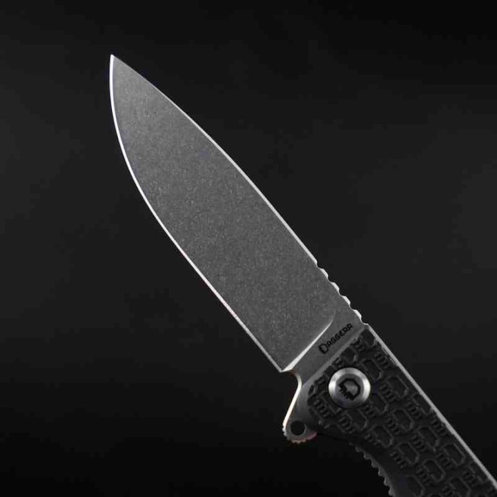 Couteau Daggerr Dopey DL Lame Acier 8Cr14MoV Manche Black FRN Linerlock DGRDPMBKSW- Livraison Gratuite