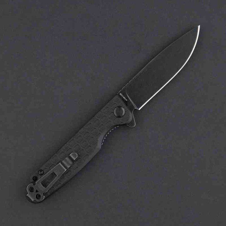 Couteau Daggerr Dopey DL Lame Acier 8Cr14MoV Blk Manche Black FRN Linerlock DGRDPMBKBW- Livraison Gratuite