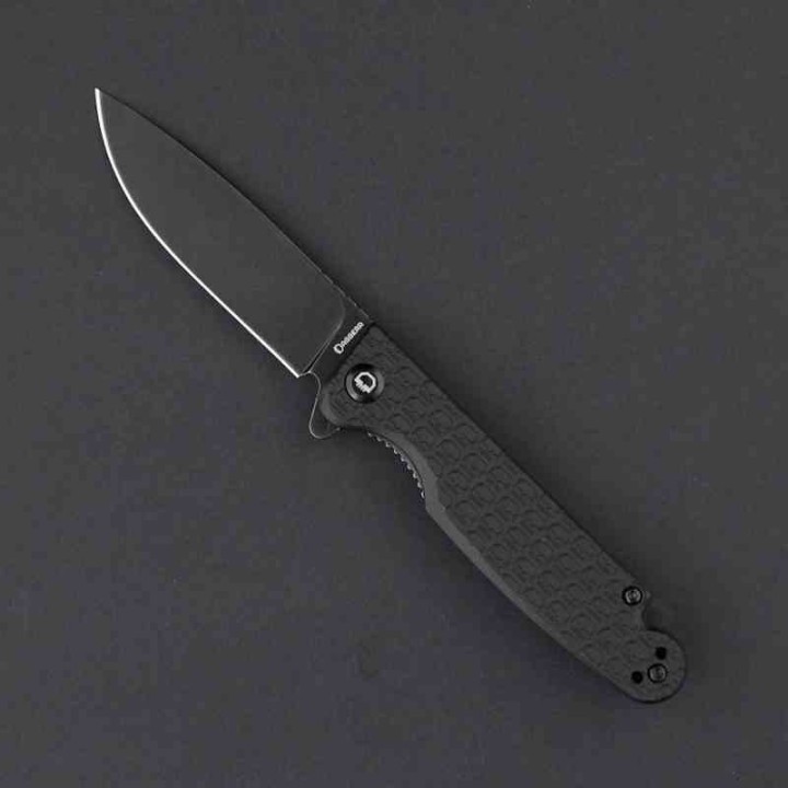 Couteau Daggerr Dopey DL Lame Acier 8Cr14MoV Blk Manche Black FRN Linerlock DGRDPMBKBW- Livraison Gratuite