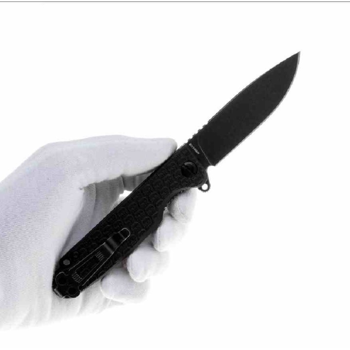 Couteau Daggerr Dopey DL Lame Acier 8Cr14MoV Blk Manche Black FRN Linerlock DGRDPMBKBW- Livraison Gratuite