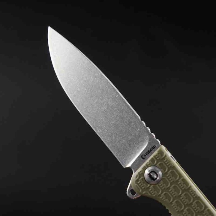 Couteau Daggerr Dopey DL Lame Acier 8Cr14MoV Manche OD Green FRN Linerlock DGRDPMOLSW - Livraison Gratuite