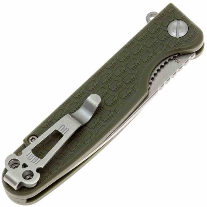 Couteau Daggerr Dopey DL Lame Acier 8Cr14MoV Manche OD Green FRN Linerlock DGRDPMOLSW - Livraison Gratuite