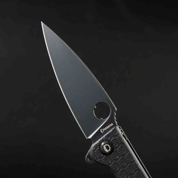 Couteau Daggerr Florin Lame Acier 8Cr14MoV Blk Manche FRN Black Linerlock Clip DGRFLMNBKBW - Livraison Gratuite