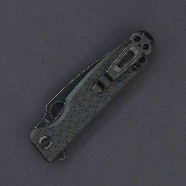 Couteau Daggerr Florin Lame Acier 8Cr14MoV Blk Manche FRN Black Linerlock Clip DGRFLMNBKBW - Livraison Gratuite