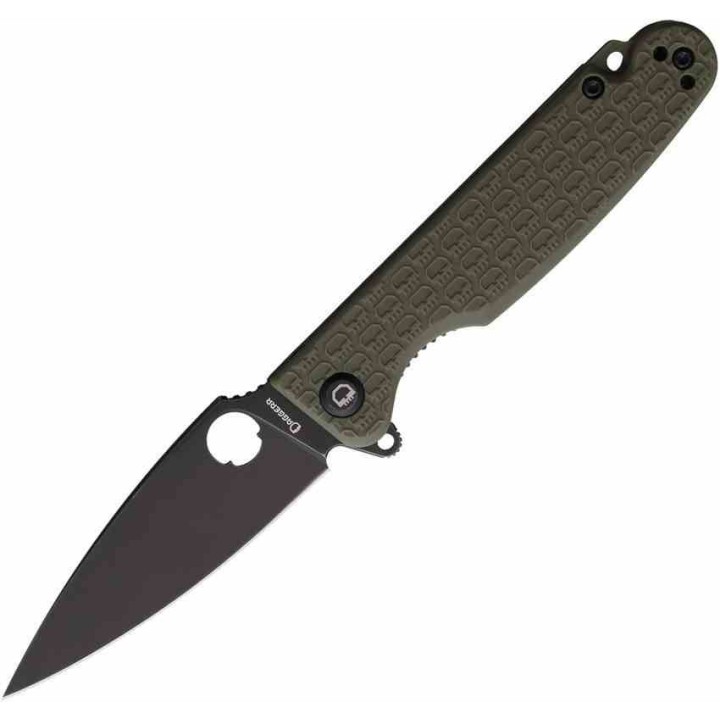 Couteau Daggerr Florin Lame Acier 8Cr14MoV SW Manche FRN OD Green Linerlock Clip DGRFLMNOLSW - Livraison Gratuite