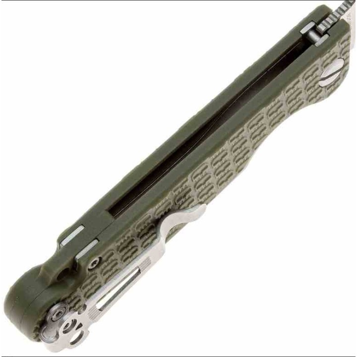 Couteau Daggerr Florin Lame Acier 8Cr14MoV SW Manche FRN OD Green Linerlock Clip DGRFLMNOLSW - Livraison Gratuite