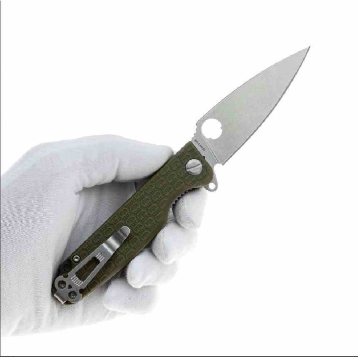 Couteau Daggerr Florin Lame Acier 8Cr14MoV SW Manche FRN OD Green Linerlock Clip DGRFLMNOLSW - Livraison Gratuite