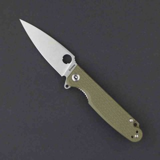 Couteau Daggerr Florin Lame Acier 8Cr14MoV SW Manche FRN OD Green Linerlock Clip DGRFLMNOLSW - Livraison Gratuite