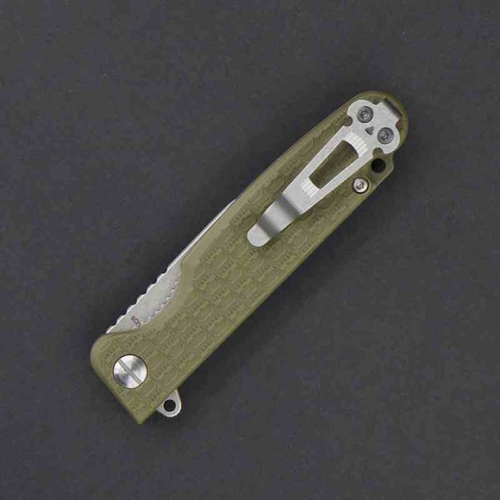 Couteau Daggerr Leprechaun Lame Acier 8Cr14MoV Manche FRN OD Green Linerlock DGRLPMOLSW - Livraison Gratuite