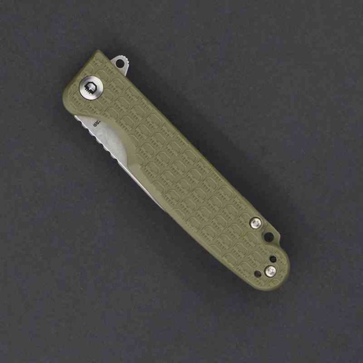 Couteau Daggerr Leprechaun Lame Acier 8Cr14MoV Manche FRN OD Green Linerlock DGRLPMOLSW - Livraison Gratuite