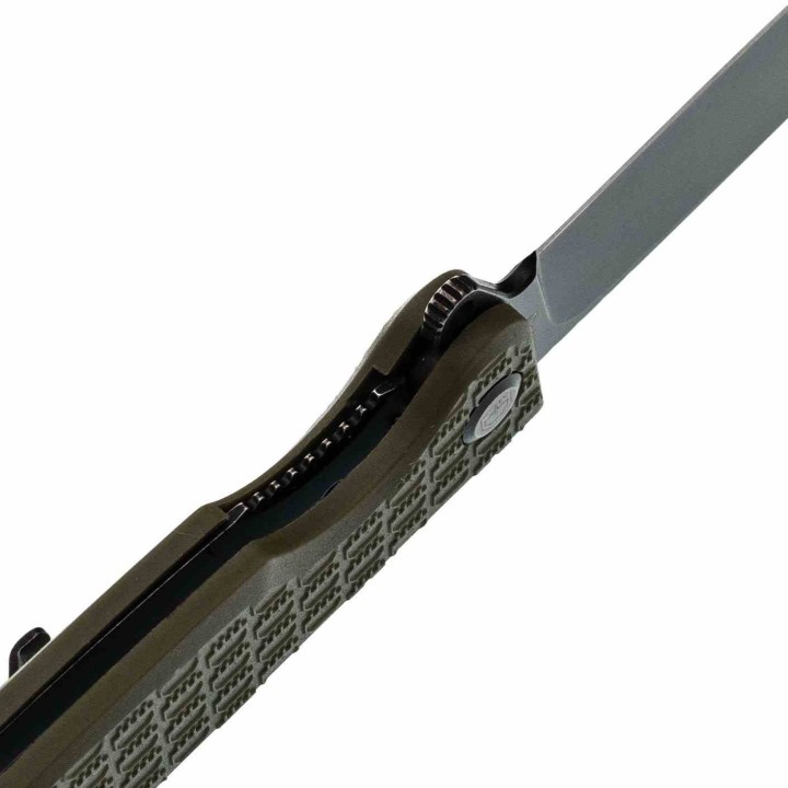 Couteau Daggerr Leprechaun Lame Acier 8Cr14MoV Blk Manche FRN OD Green Linerlock DGRLPMOLBW - Livraison Gratuite