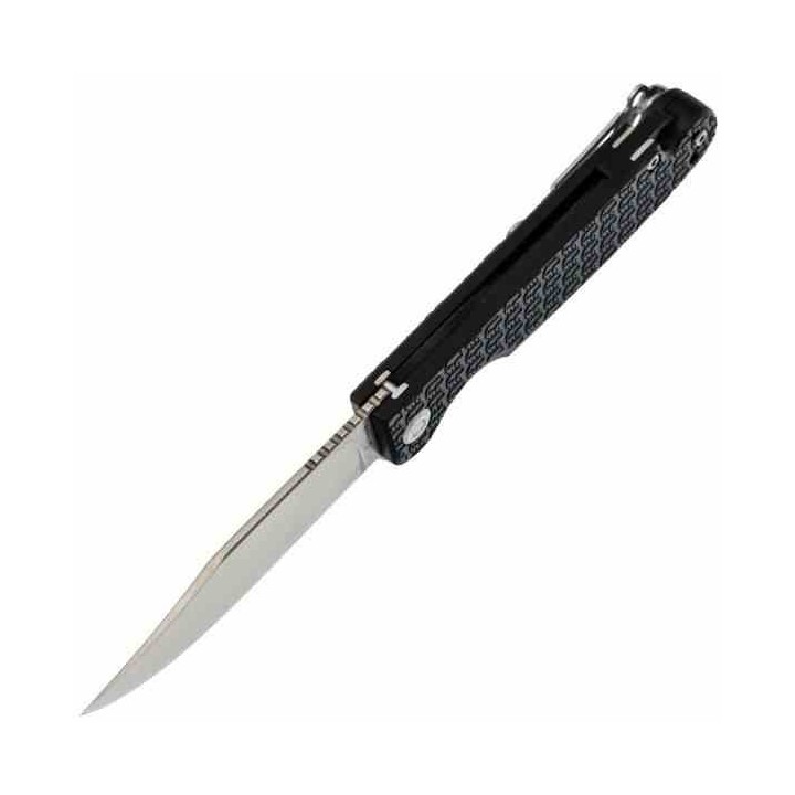 Couteau Daggerr Leprechaun Lame Acier 8Cr14MoV Manche FRN Black Linerlock DGRLPMBKSW - Livraison Gratuite