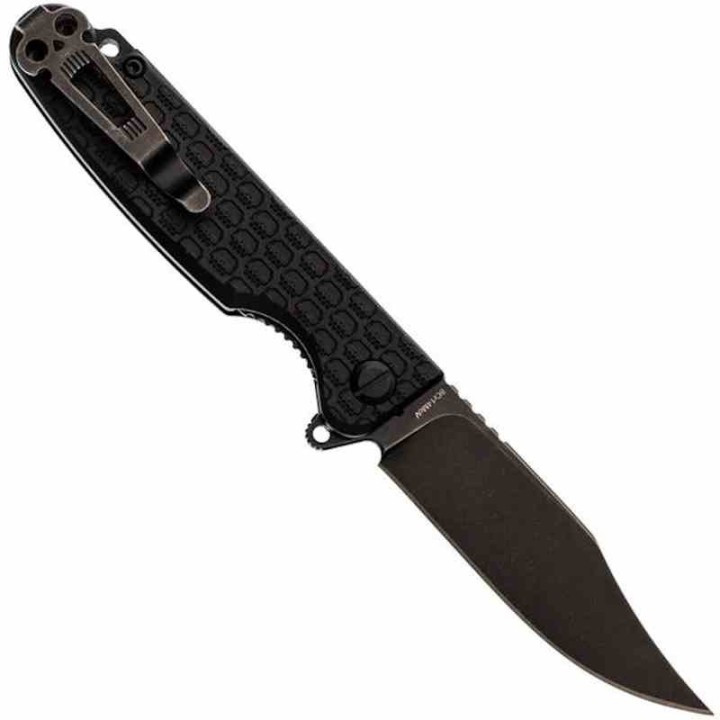 Couteau Daggerr Leprechaun Lame Acier 8Cr14MoV Blk Manche FRN Black Linerlock DGRLPMBKBW - Livraison Gratuite