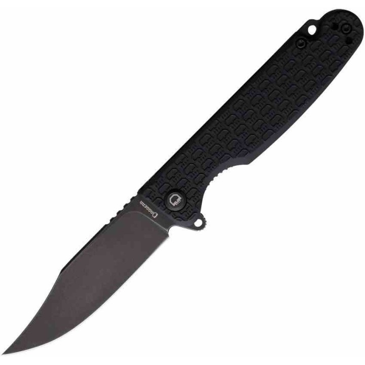 Couteau Daggerr Leprechaun Lame Acier 8Cr14MoV Blk Manche FRN Black Linerlock DGRLPMBKBW - Livraison Gratuite