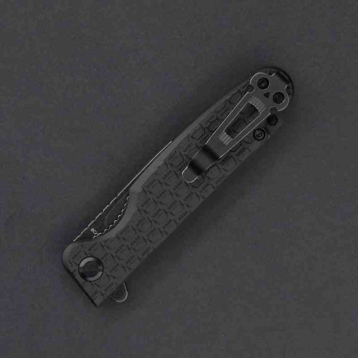 Couteau Daggerr Leprechaun Lame Acier 8Cr14MoV Blk Manche FRN Black Linerlock DGRLPMBKBW - Livraison Gratuite
