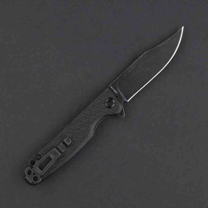 Couteau Daggerr Leprechaun Lame Acier 8Cr14MoV Blk Manche FRN Black Linerlock DGRLPMBKBW - Livraison Gratuite